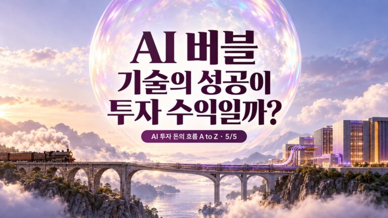 AI 버블일까? 닷컴·철도 버블과 비교한 숫자와 확인 신호 7가지