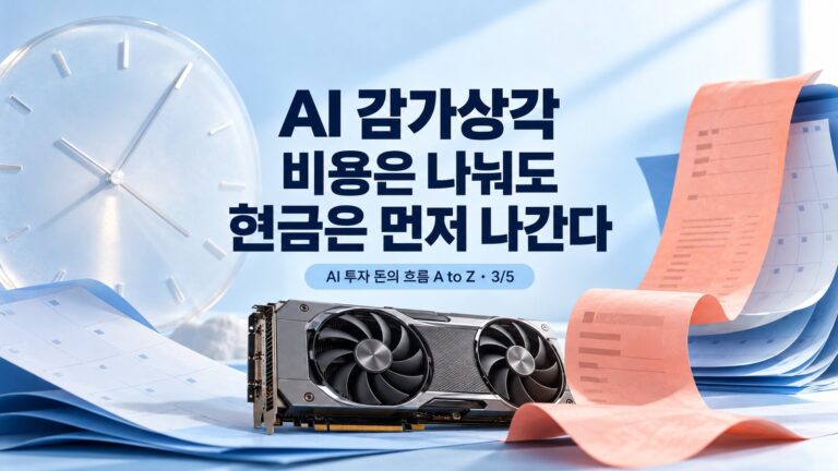 AI 감가상각 논쟁: GPU 수명 6년 vs 3년, 빅테크 이익이 달라지는 원리