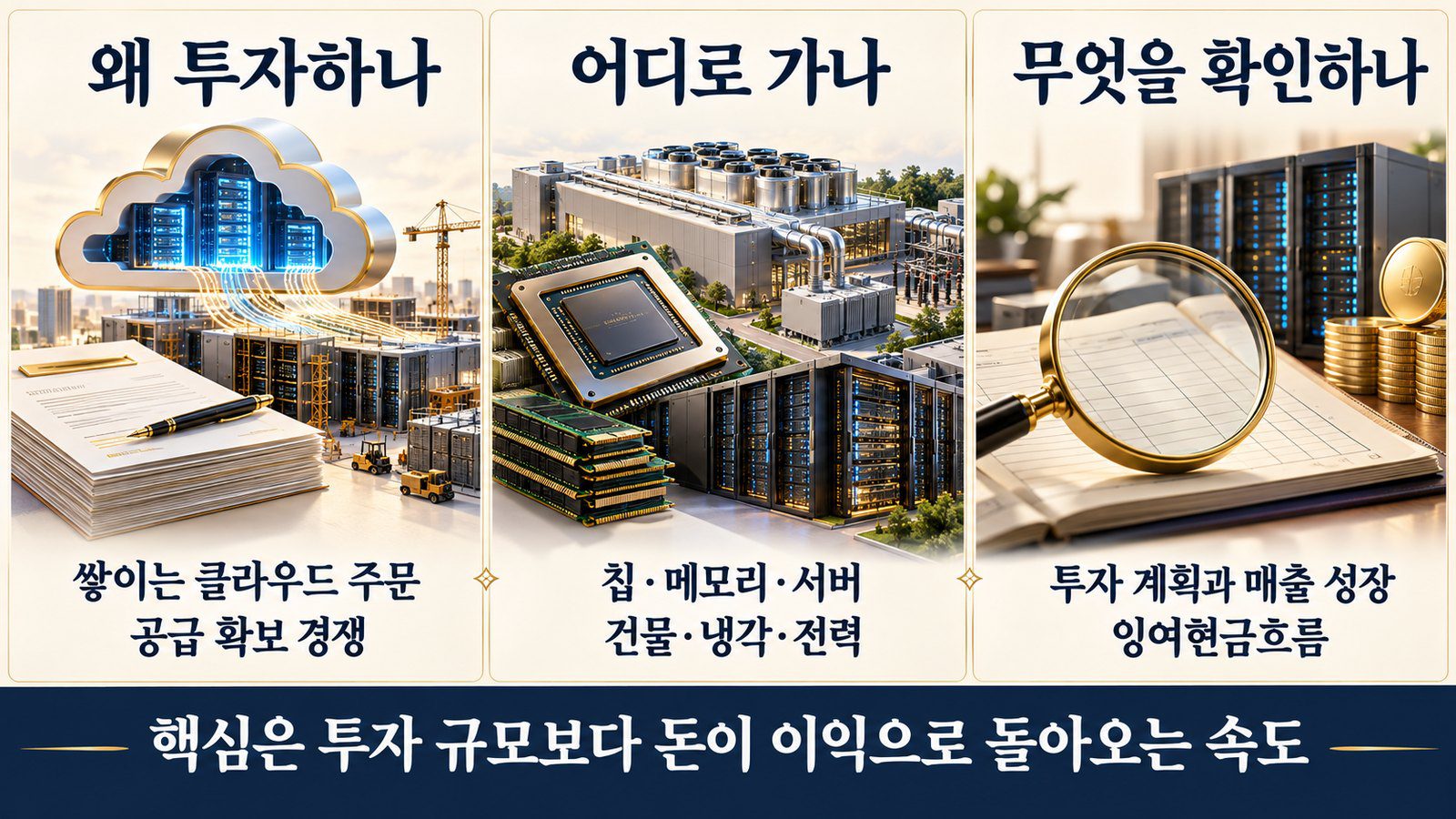 빅테크 설비투자 7,000억 달러: AI에 쏟아붓는 돈은 어디로 흘러갈까 한눈에 정리