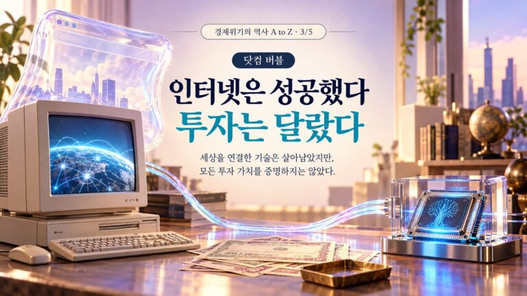 닷컴 버블 2000: 나스닥 78% 폭락의 전 과정과 2026년 AI 주식 비교