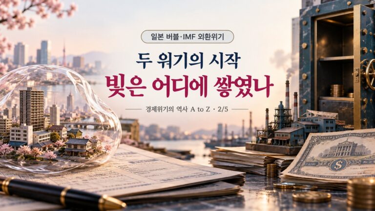 IMF 외환위기와 일본 버블 붕괴: 아시아를 흔든 두 번의 위기와 교훈