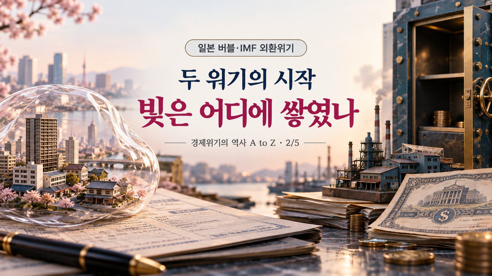 IMF 외환위기와 일본 버블 붕괴: 아시아를 흔든 두 번의 위기와 교훈