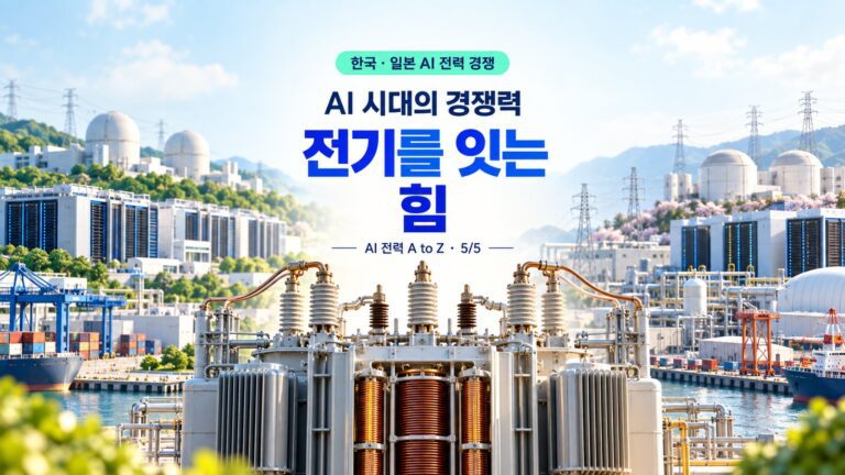 AI 전력 경쟁, 한국과 일본은 어디에 서 있나: 원전·송전망·전력기기 지도